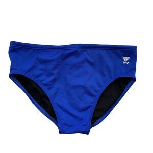 Tyr Durafast Elite Solid Racer -  Royal Blue Men's Swim Brief - 38/XL